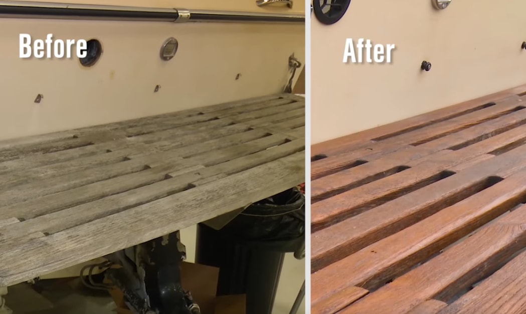 How tha fuck ta Restore Teak on a Boat