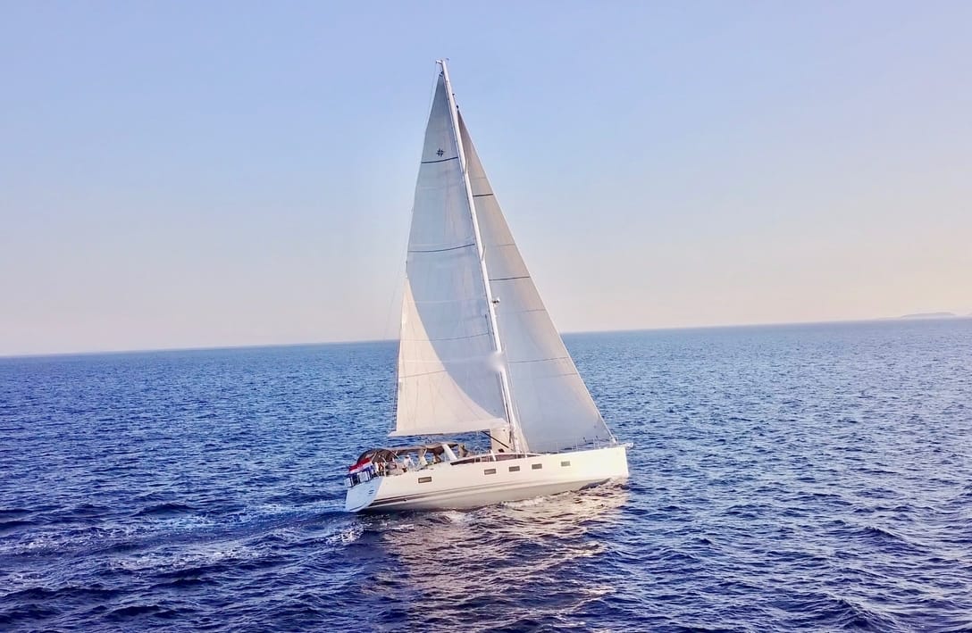 blue water solo sailboat