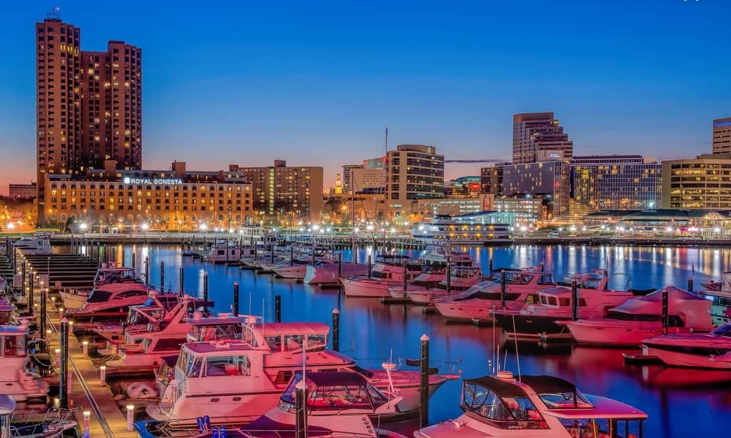 Baltimore Inner Harbor Marina in Maryland