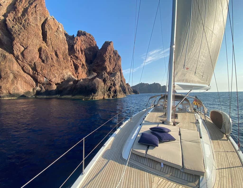 Sailing itinerary for Corsica
