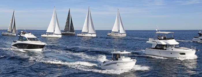 beneteau and jeanneau sailboats and power boats