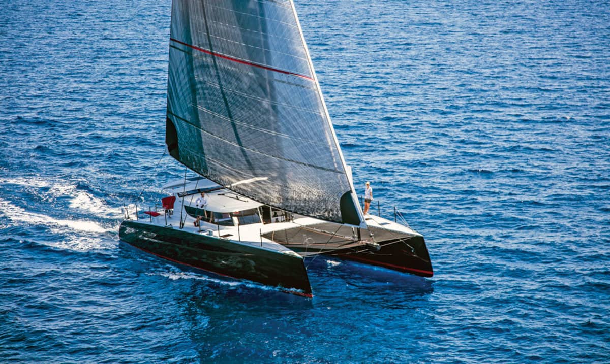how fast can a sailing catamaran go