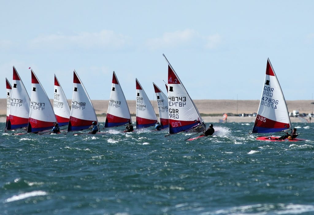 sailboat racing starting tactics