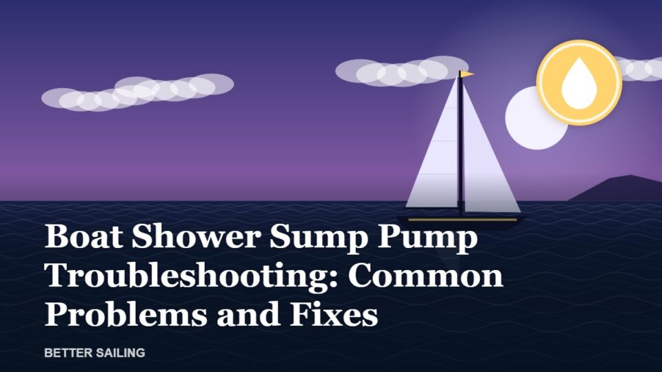 Boat Shower Sump Pump Troubleshooting: Common Problems and Fixes
